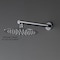 Kibi Circular 16 Wall Mounted Shower Arm - Chrome SA1601CH - alternate 4